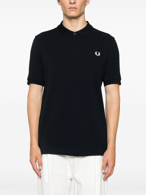 COMME DES GARÇONS SHIRT SLOGAN POLO